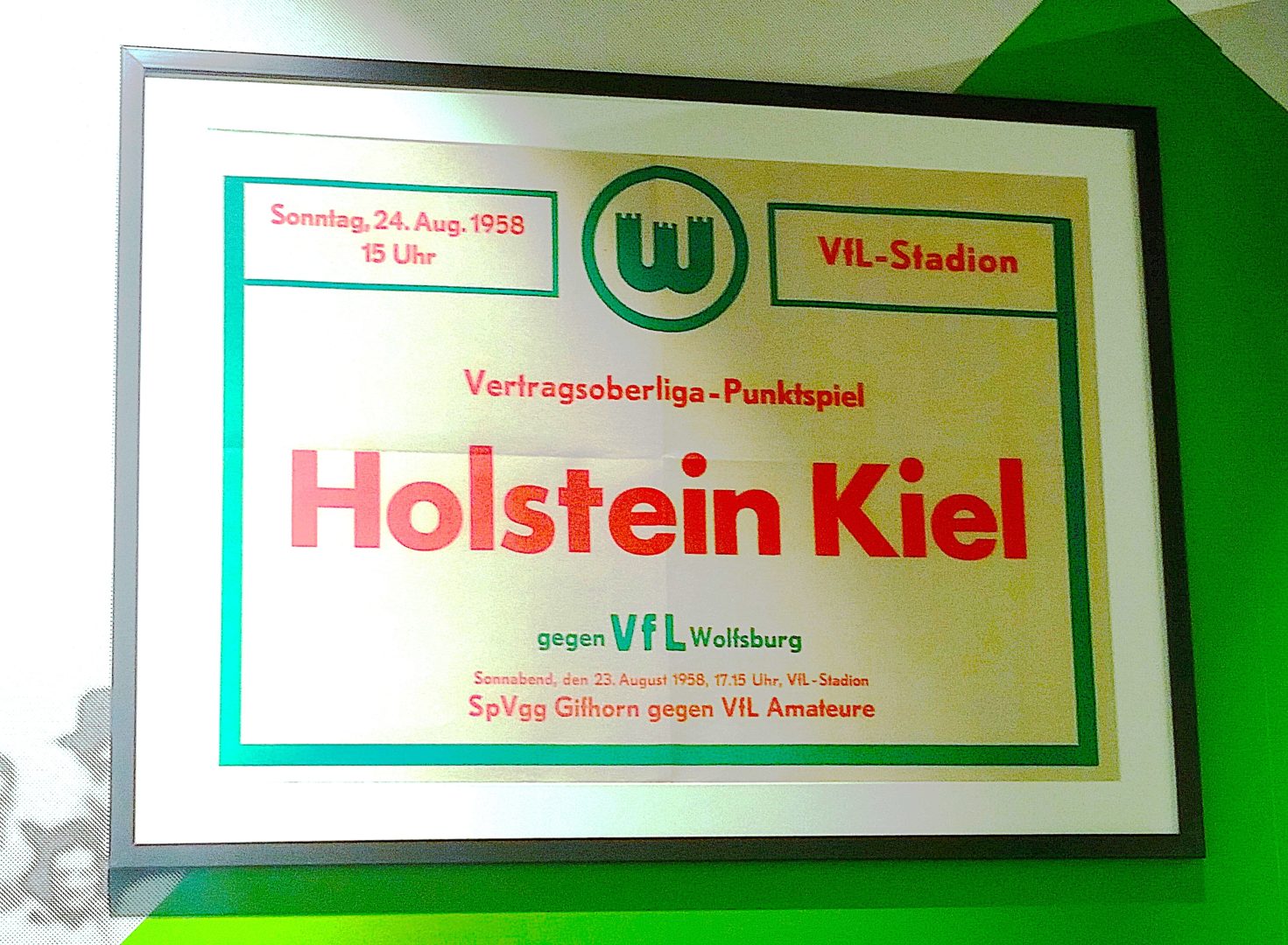 Wolfsburg und Holstein 1958 in der erstklassigen Oberliga