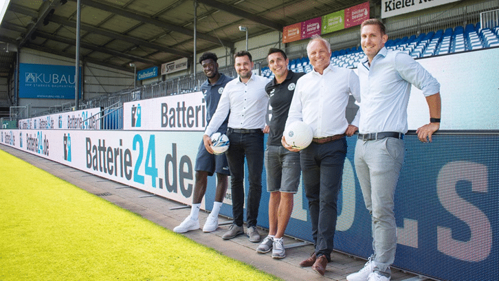 Batterie24.de als neuer Partner der KSV Holstein